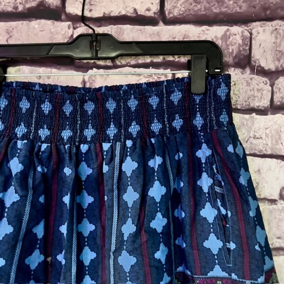 Ecote Blue, Green & Purple Fully Lined Skirt Size Large - Picture 2 of 8